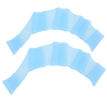 Bequeme blaue Silikon-Webhandschuhe L Größe Schwimmflossen