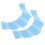 Bequeme blaue Silikon-Webhandschuhe L Größe Schwimmflossen 16