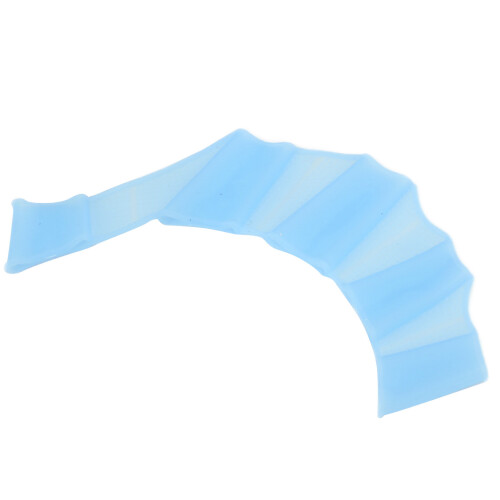 Bequeme blaue Silikon-Webhandschuhe L Größe Schwimmflossen 2