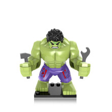 (Hulk)Hulk Super Hero grand jouet mini figurines blocs de construction jouets enfants cadeau