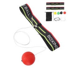 Tragbarer Boxreflexball mit verstellbarem Kopfband zur Verbesserung der Hand-Augen-Koordination