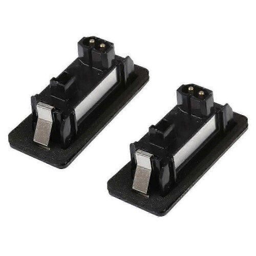 Pair Error Free 24 3528 LED License Plate Light Lamp compatible with E39 E60 E61 E90 5 Series 1