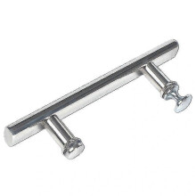 145mm(14.5cm) Abs Chrome Shower Door Handle, Hole To Holestainless Steel Bathroom Door Handle, Silver, Two Pieceslilaris