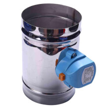 125mm Stainless Steel Air Damper Valve Hvac Electric Air Duct Motorized Damper for 5 Inch Ventilati HAO