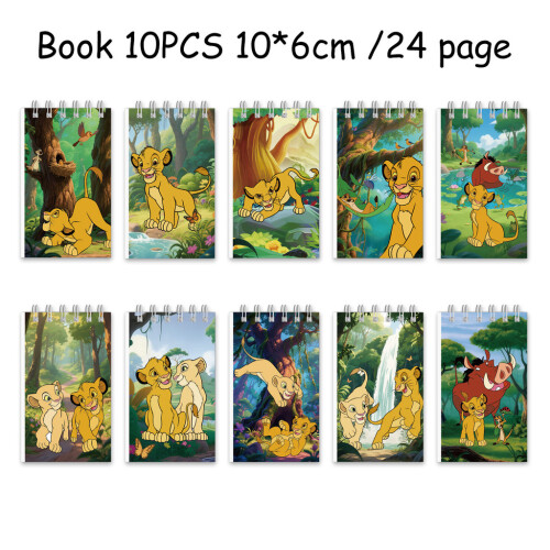 Blocco note Il Re Leone Simba per bambini materiale scolastico ed eventi regalo