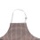 Braune Polyester-Nagellack-Schürze mit verstellbarem Hals, 69x69cm 3