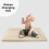 My Babiie Changing Mat - Oatmeal Herringbone 7