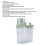 Wasserfester 10L Tiernahrungsbehälter mit robustem Deckel & Messbecher 4