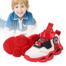 Kinder atmungsaktive Sportsneakers Weiß Größe 36 Leichte rutschfeste Freizeitschuhe