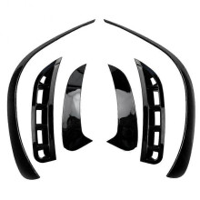 6Pcs Car Front&Rear Bumper Splitter Spoilers Trim for - GLE W167 2020 Gloss Black