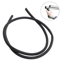Elastische schwarze Latex-Gummischlauch für Schleudern & Jagd Fitness 1 m Länge