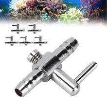 Edelstahl Aquarium Luftventil 5 Stück Strömungsregler 4mm Anschlüsse