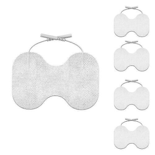 Butterfly Shaped Electrode Pads - 4.5x6In Universal Compatibility, Pack of 5