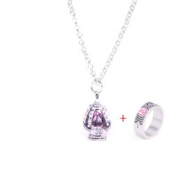 (Pink )Puella Magi Madoka Magica Anime Necklace And Ring For Collectors And Fan Gift