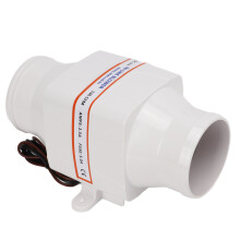 12V Marine Bilge Luftförderer 130CFM, 3 Zoll Wasserdicht Weiß