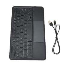 Mini tastiera wireless portatile per iOS nera 200mAh