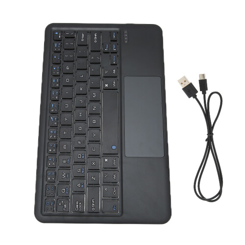 Mini tastiera wireless portatile per iOS nera 200mAh