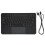 Mini tastiera wireless portatile per iOS nera 200mAh 2