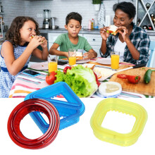 3 Stück Sandwich-Schneider & Versiegelungsform | PP Lebensmittel DIY-Form, 266g
