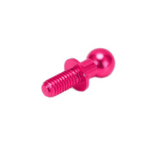 10 Stück Pinke Aluminium-Kugelkopf-Linkstange Stoßdämpfer-Enden für TT01 TT02