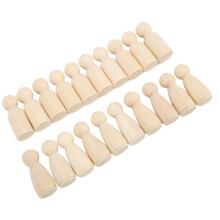 20 Stück Holzklammern 55mm unbehandelt DIY Handwerkskunst Ornamente