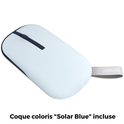 ASUS Mouse Wireless - Mouse Wireless ASUS MD100 - Ambidestro - Colore Blu Silenzioso + Blu Solare 2