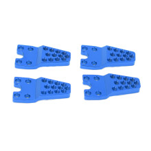 4 Stück Aluminium RC Montage für 1/10/1/8 Kletterauto, Blau