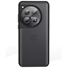 (Black) Compatible For OnePlus 12 5G Phone Case Reinforced Corners Shockproof Cover
