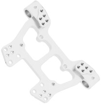 Aluminiumlegierung Vorder- und Hinterstoßdämpferturm für 1/10 RC Auto Silber