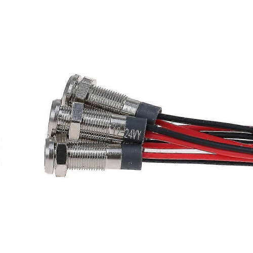 5x Car Boat 12v-24v 6mm Led Indicator Light Dash Dashboard Panel Warning Lamp Shytmv 2