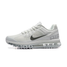 (EUR44.5) Air Max 2013 White metalic silver