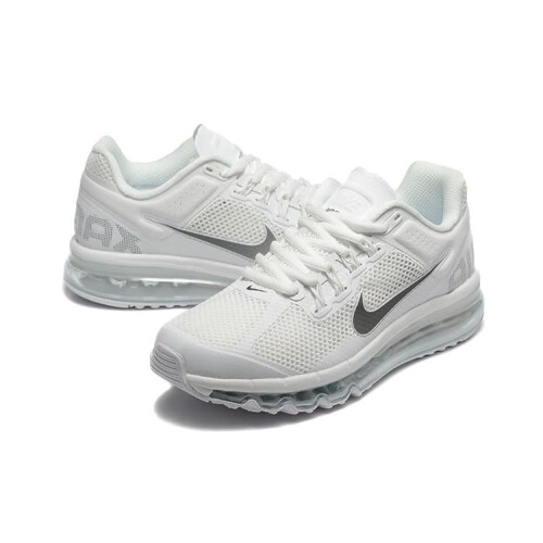 (EUR36) Air Max 2013 White metalic silver 1