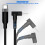 Cavo da Type-C a DC per notebook 100W PD/EMARK 0,5 m 9
