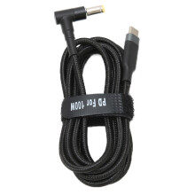 Cavo PD Type-C da 1,5 m, 100 W, 20 V/5 A, 5,51,7 mm