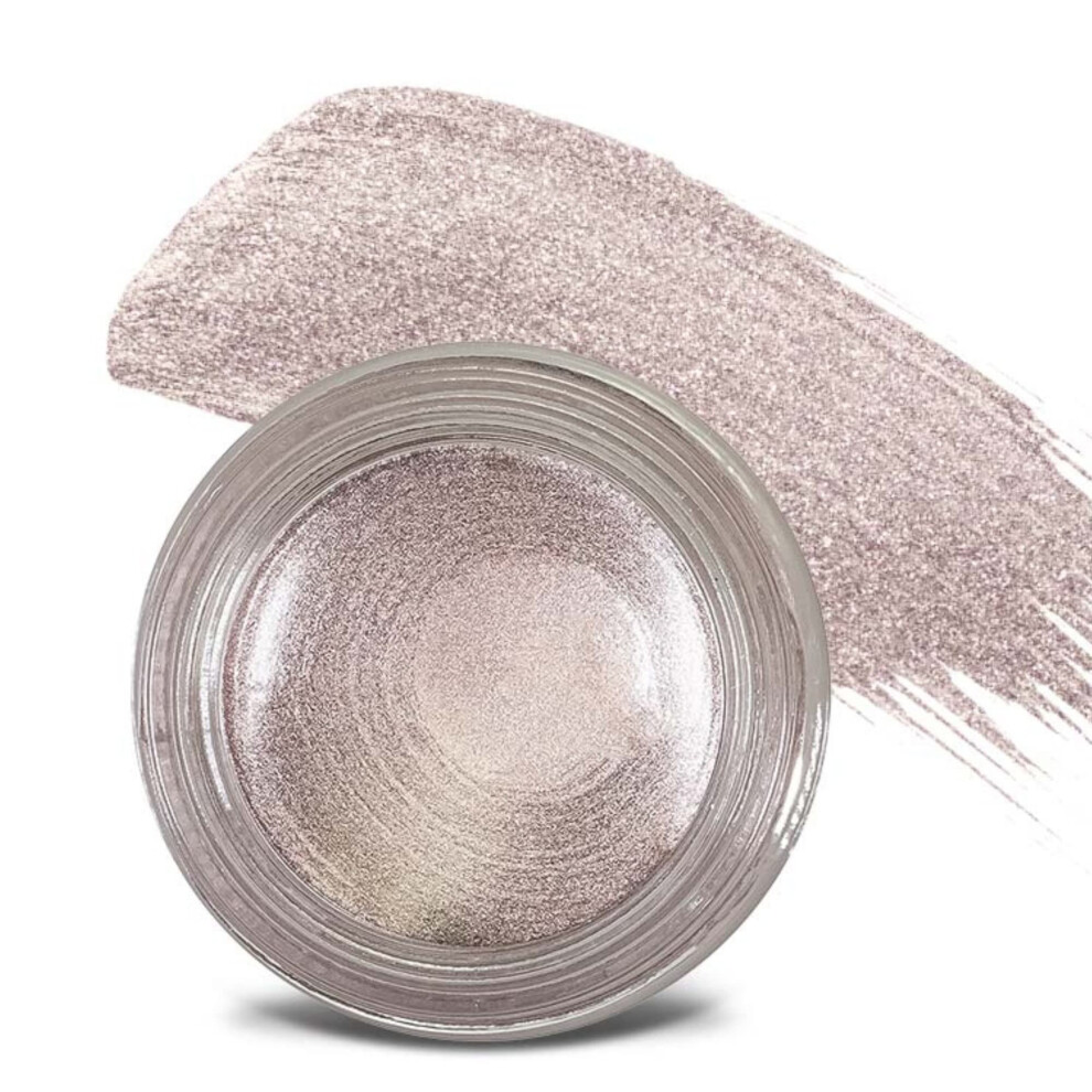 Mommy Makeup Waterproof Cream Eyeshadow | Any Wear Creme in Crystal (A Pale Shimmering Pewter) for Eyes Cheeks & Lips | Ultimate Multi-tasking C-image-OPC-PJNRQ2X-NEW
