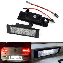 2pcs Led 24smd License Number Plate Light for Bmw 1 Series E81 E87 E87n F20 F21 Car Light Source No Error Car Lamps