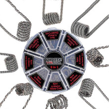 48pcs A1 Tool Prebuilt premade Coils Clapton Hive Fused Clapton Mix Twisted Coil for RBA Atomizer