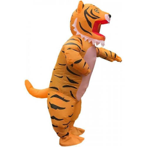 Realistic Tiger Inflatable Costume, Adults 2