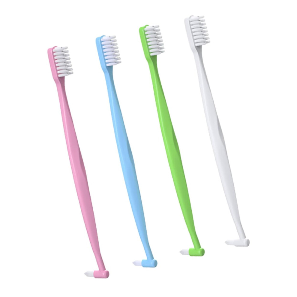 Pack of 4 Ergonomic Interdental Brushes for Sensitive Teeth, Manual Spacing Brushes for Effective Oral Hygiene Care