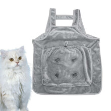 Cat Apron for Carrying Cats and Small Dogs, Portable Pet Carrier Bag for Kittens, Adjustable Size, Durable Material