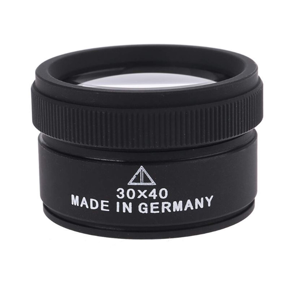30x40mm Glass Lens Magnifying Glass with Portable Bag for Jewellers, Coin Collectors, and Stamp Enthusiasts