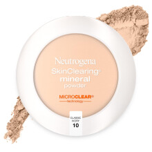 Neutrogena SkinClearing Mineral Acne-Concealing Pressed Powder Compact, Shine-Free & Oil-Absorbing Makeup with Salicylic Acid to Cover, Treat & Preven