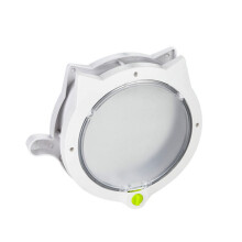 Cat Flap for Small Pets, Windproof 4-Way Locking Pet Door for Cats and Dogs, Color B, Durable Design, Easy Installation