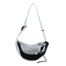 Cat Carrier Backpack for Small Dogs and Cats up to 6kg, Soft Oxford Fabric and Breathable Mesh, Adjustable Black Pet Bag