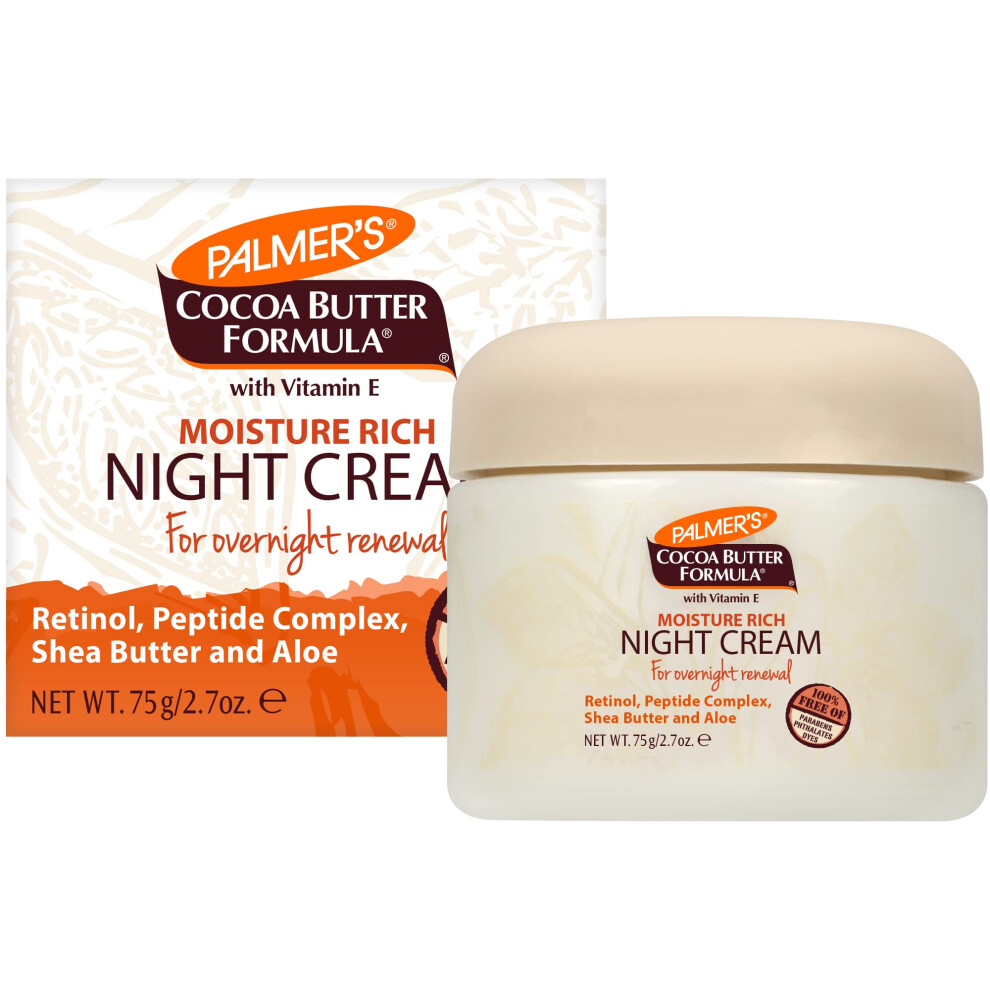 Palmer's Cream Cocoa Butter Formula Moisture Rich Night 2.7 Ounces