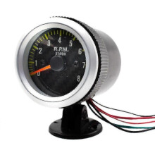 Tachometer 52mm General Motors 12vled Meter Speedometer (1 Piece, Black)-yvan