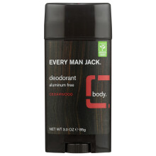 Every Man Jack Deodorant Stick Aluminiumfrei, Zedernholz, 3 Unzen