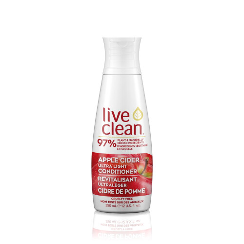 Live Clean Conditioner Ultra Light Apple Cider 12 Oz