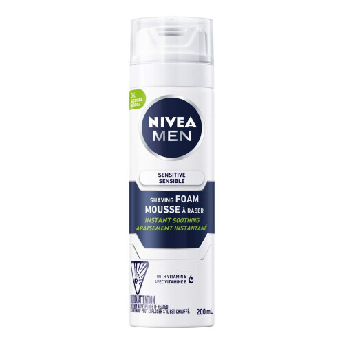 NIVEA Nivea Ανδρική Ευαίσθητη Αφρός Ξυρίσματος 200ml