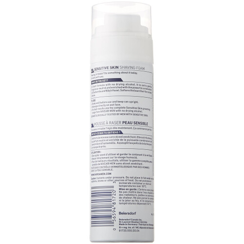 NIVEA Nivea Ανδρική Ευαίσθητη Αφρός Ξυρίσματος 200ml 1